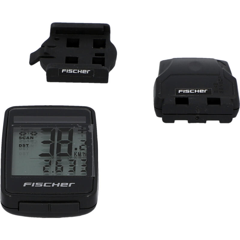 FISCHER Fahrradcomputer Funk Solar FitPlus - 27 Funktionen 2/5