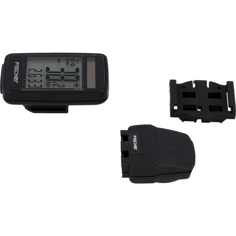 FISCHER Fahrradcomputer Funk Solar FitPlus - 27 Funktionen 4/5