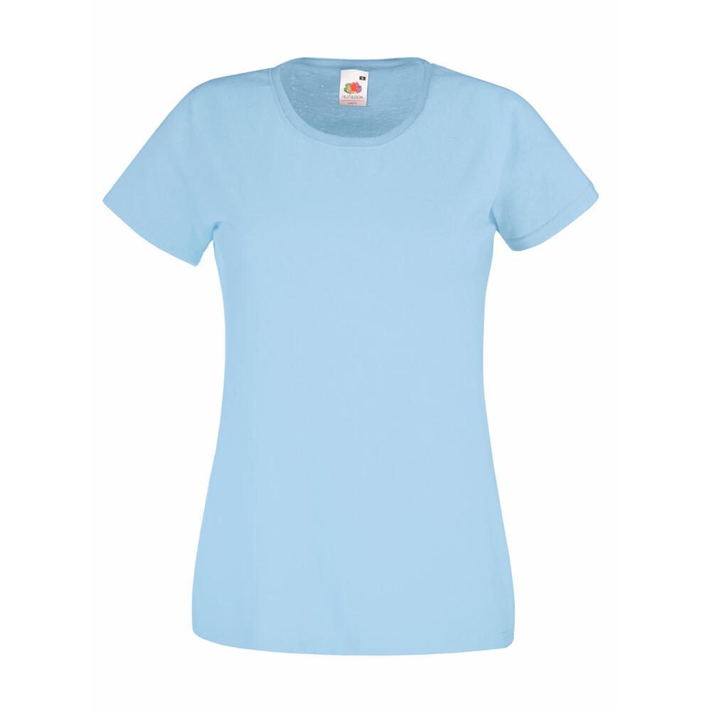 Womens/Ladies Value Fitted Short Sleeve Casual T-Shirt