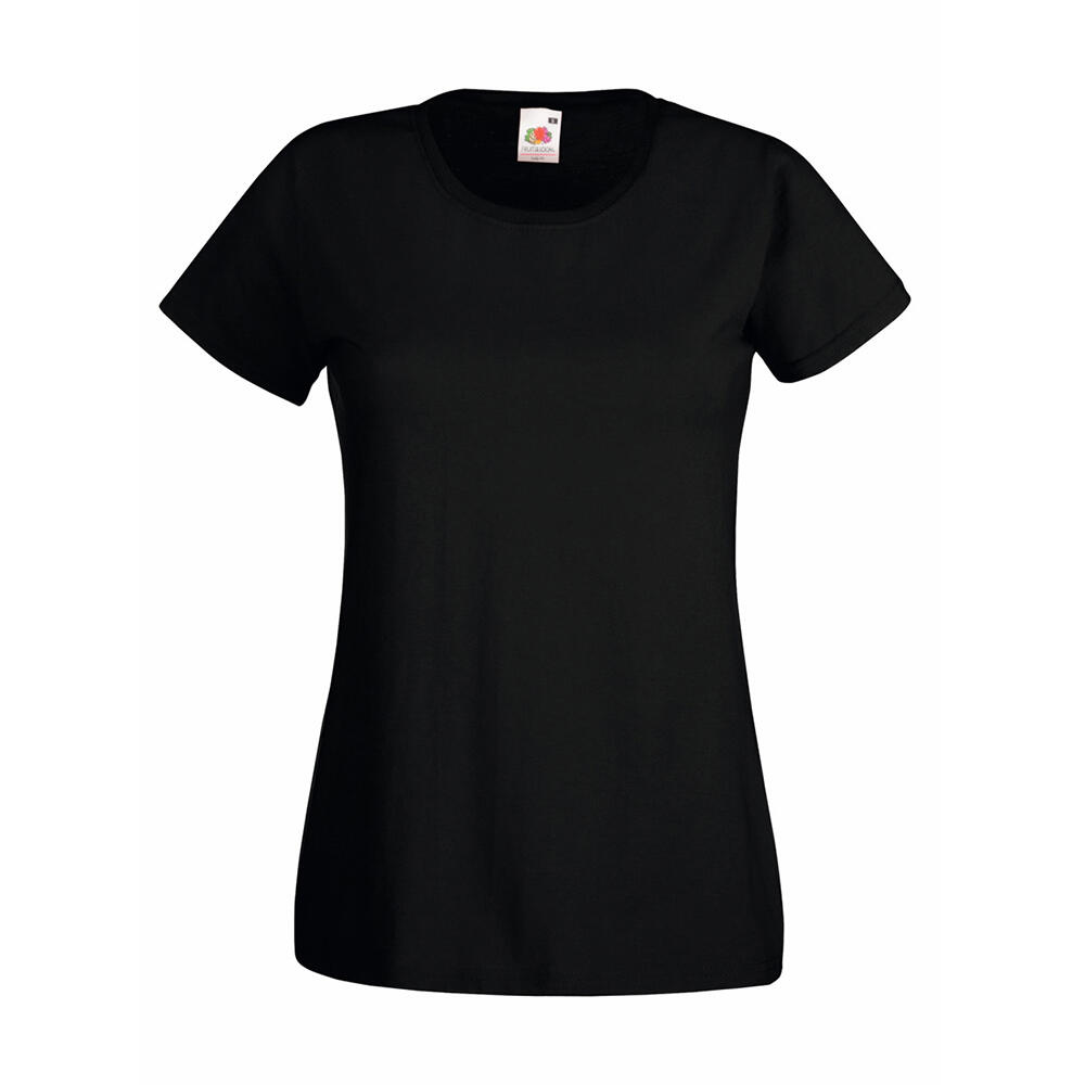 Womens/Ladies Value Fitted Short Sleeve Casual T-Shirt
