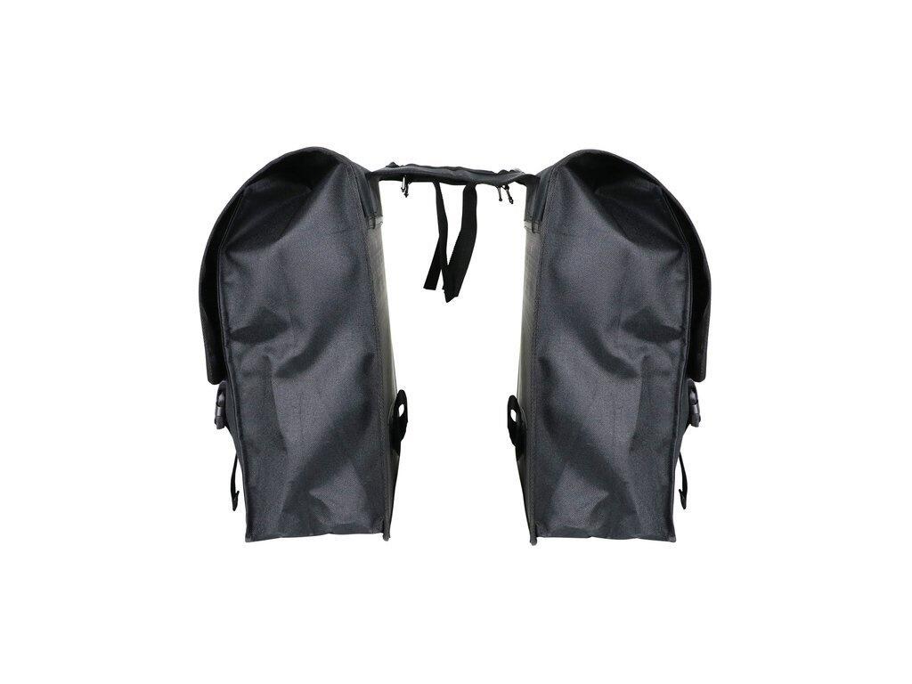 Dresco Dubbele Fietstas Super Shopper - 50L - Zwart 2/7