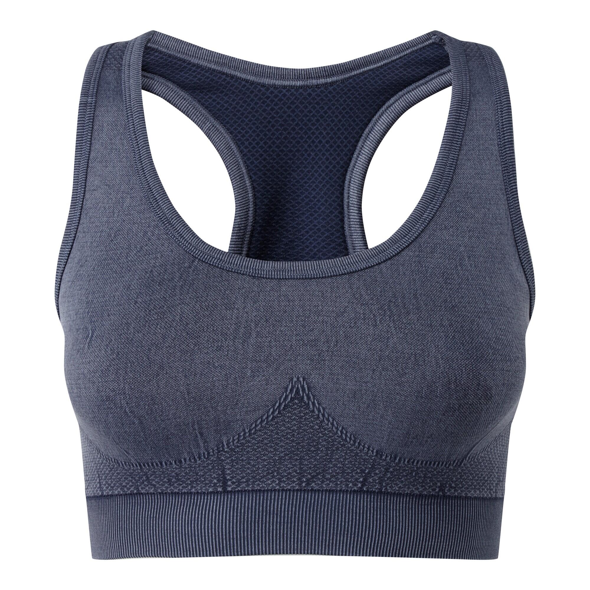 TriDri Womens/Ladies Seamless 3D Fit Multi-Sport Denim Look Sports Bra