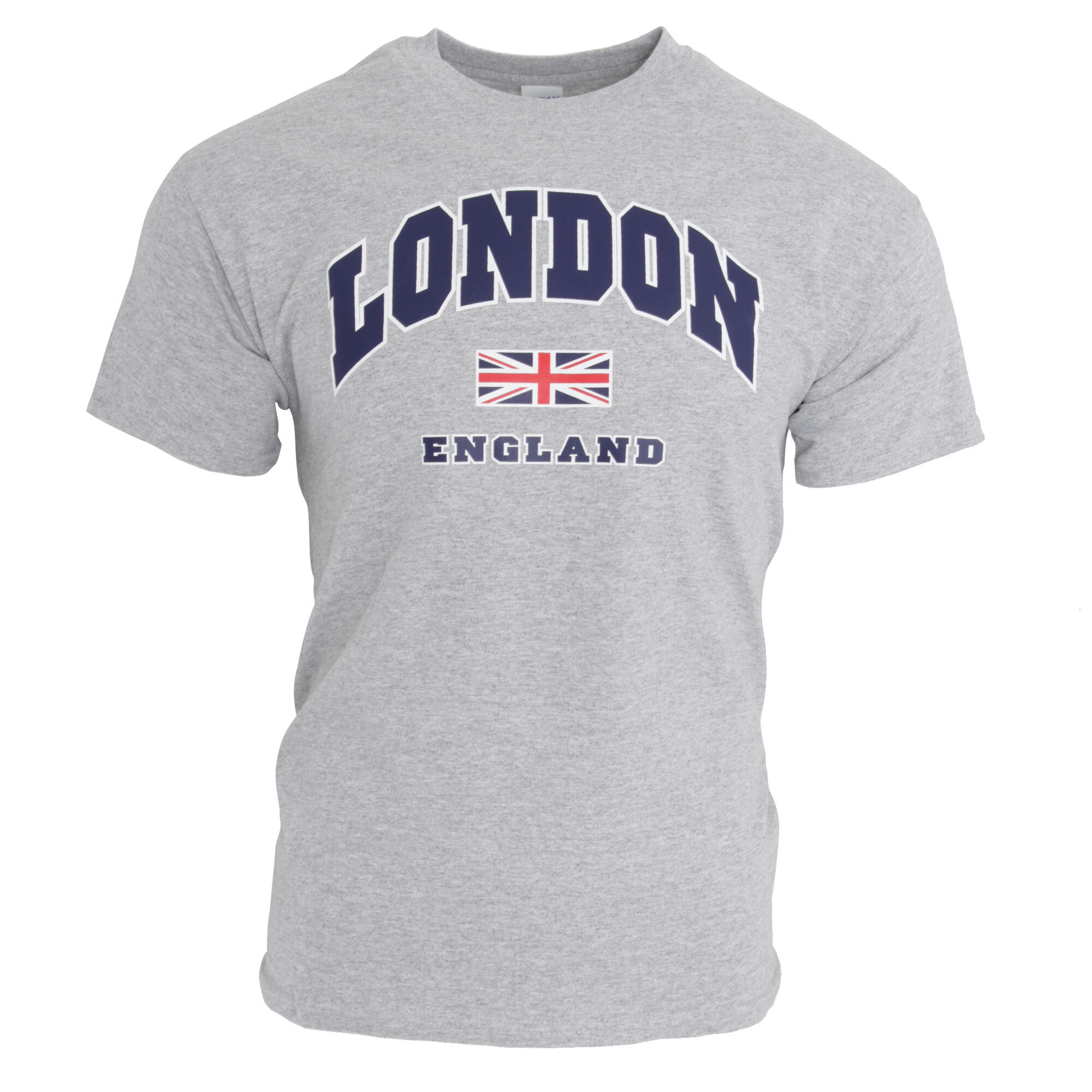 Mens London England Print 100% Cotton Short Sleeve Casual T-Shirt/Top