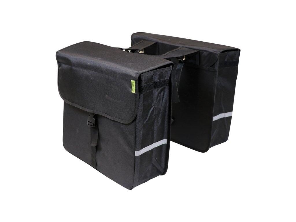 Dresco Dubbele Fietstas Luxe Shopper - 40L - Zwart 5/5