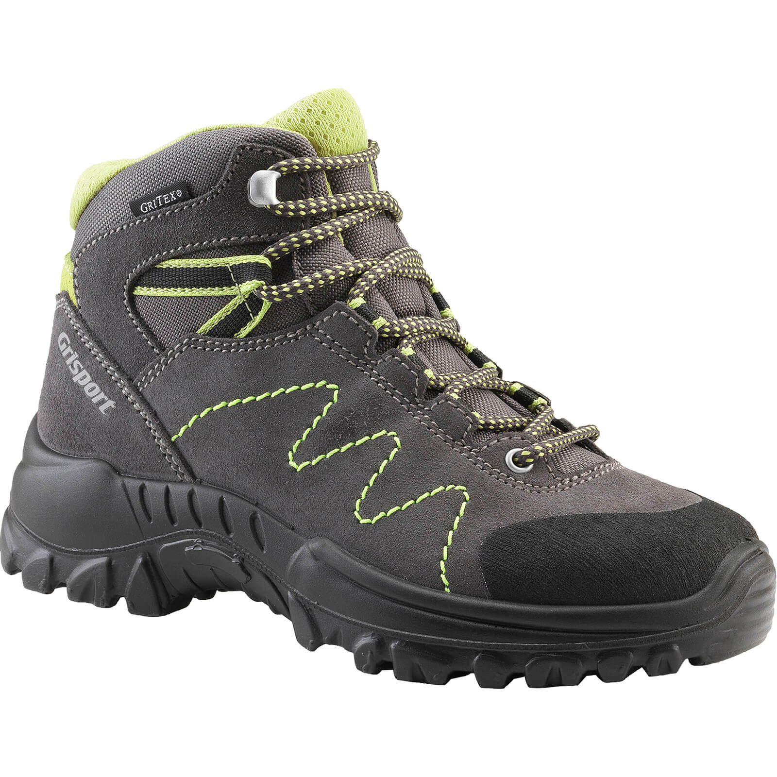 Grisport Schnürstiefel Gritex grau/lime Gr. 27 1/6
