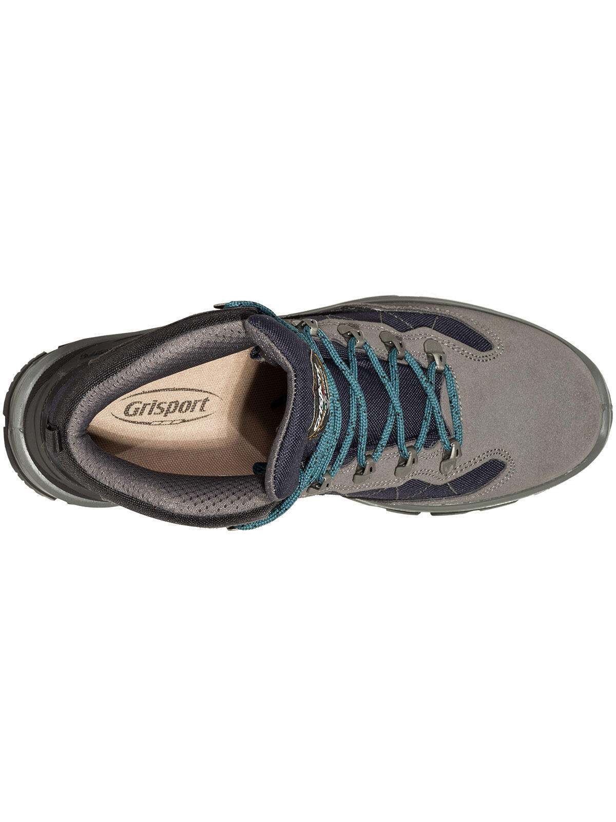 Schnürstiefel anthrazit/blau Gritex Gr. 40 5/6