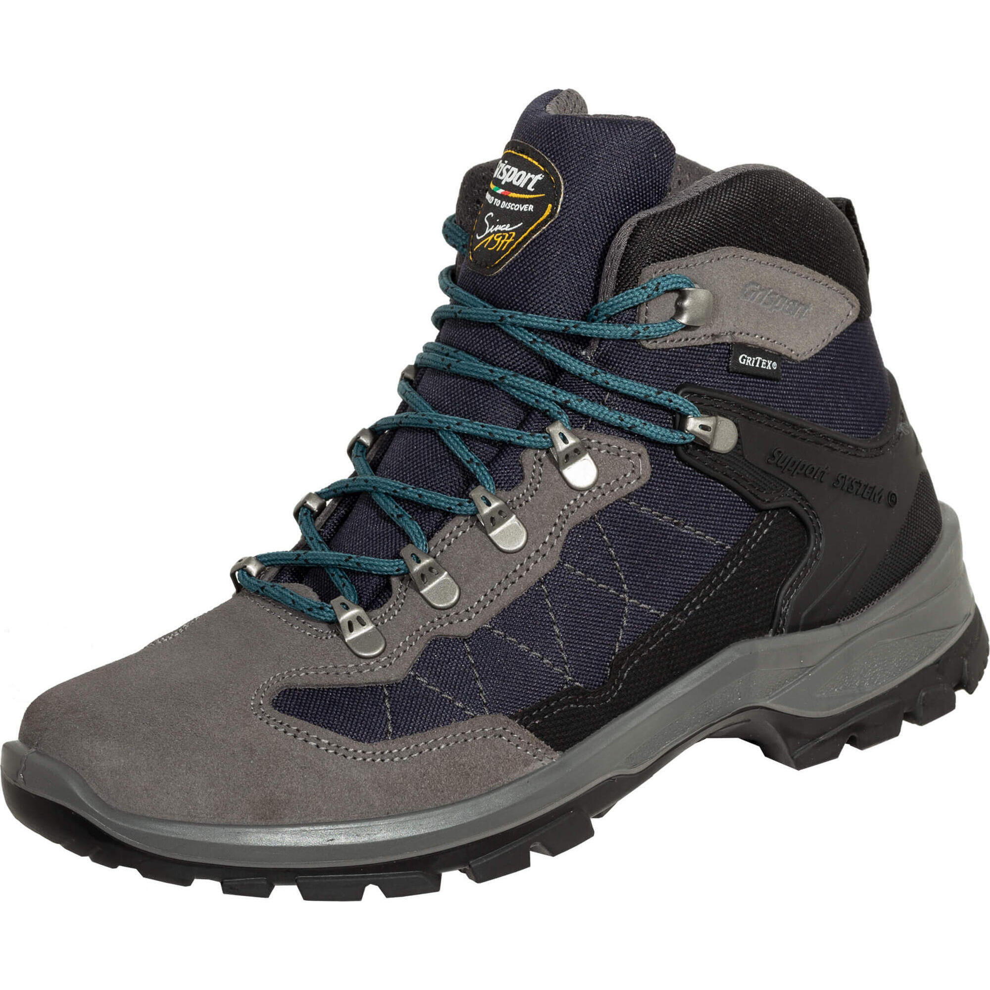 Grisport - Grisport Chaussures De Randonnée Bottes À Lacets Gritex - Chaussures D'Alpinisme - Bleu|gris - Decathlon