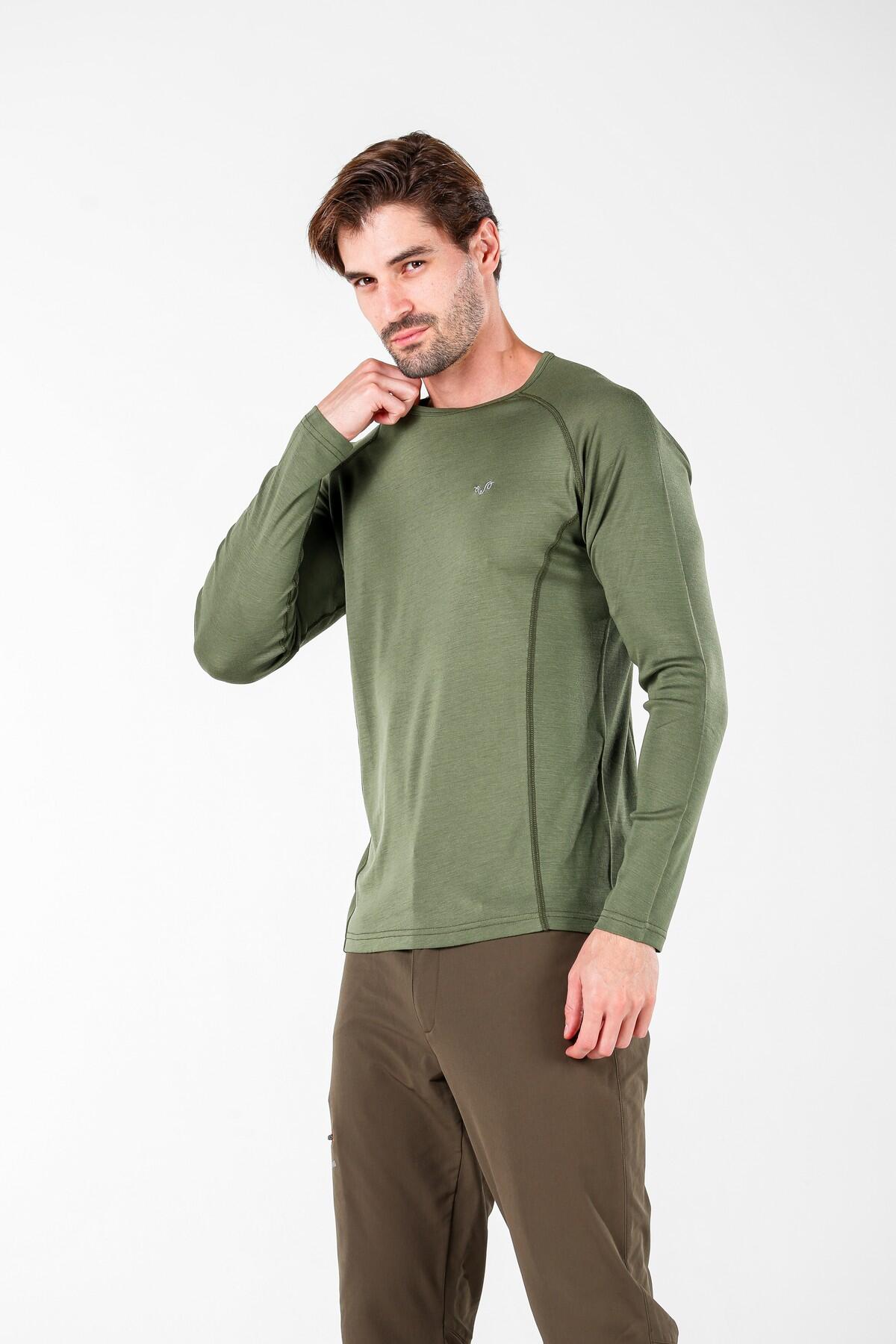 Koszulka termoaktywna męska Woolona Remus z długim rękawem 100% Merino 2/7