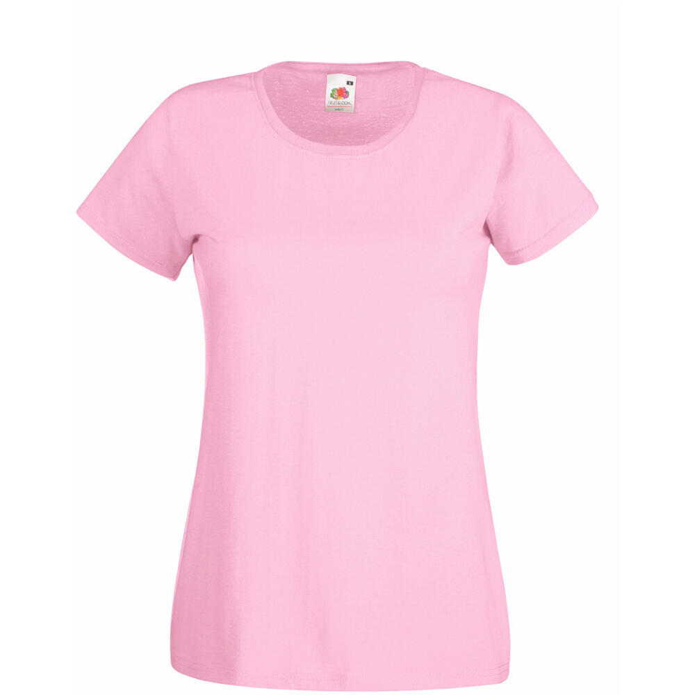 Womens/Ladies Value Fitted Short Sleeve Casual T-Shirt