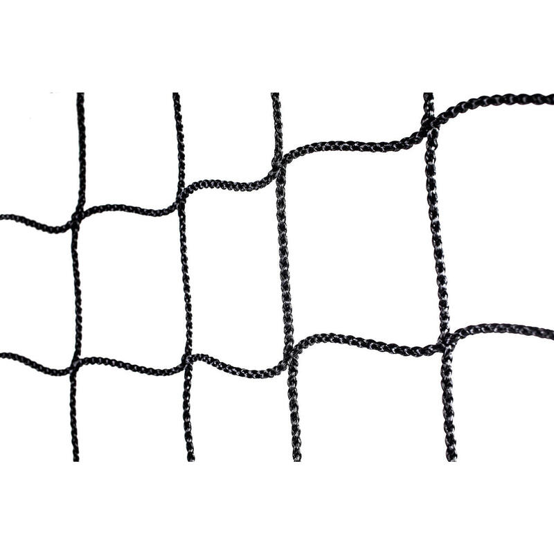 Set 2 plase porti handbal / fotbal Huck 3x2 m, fir 4 mm fara nod, culoare neagra