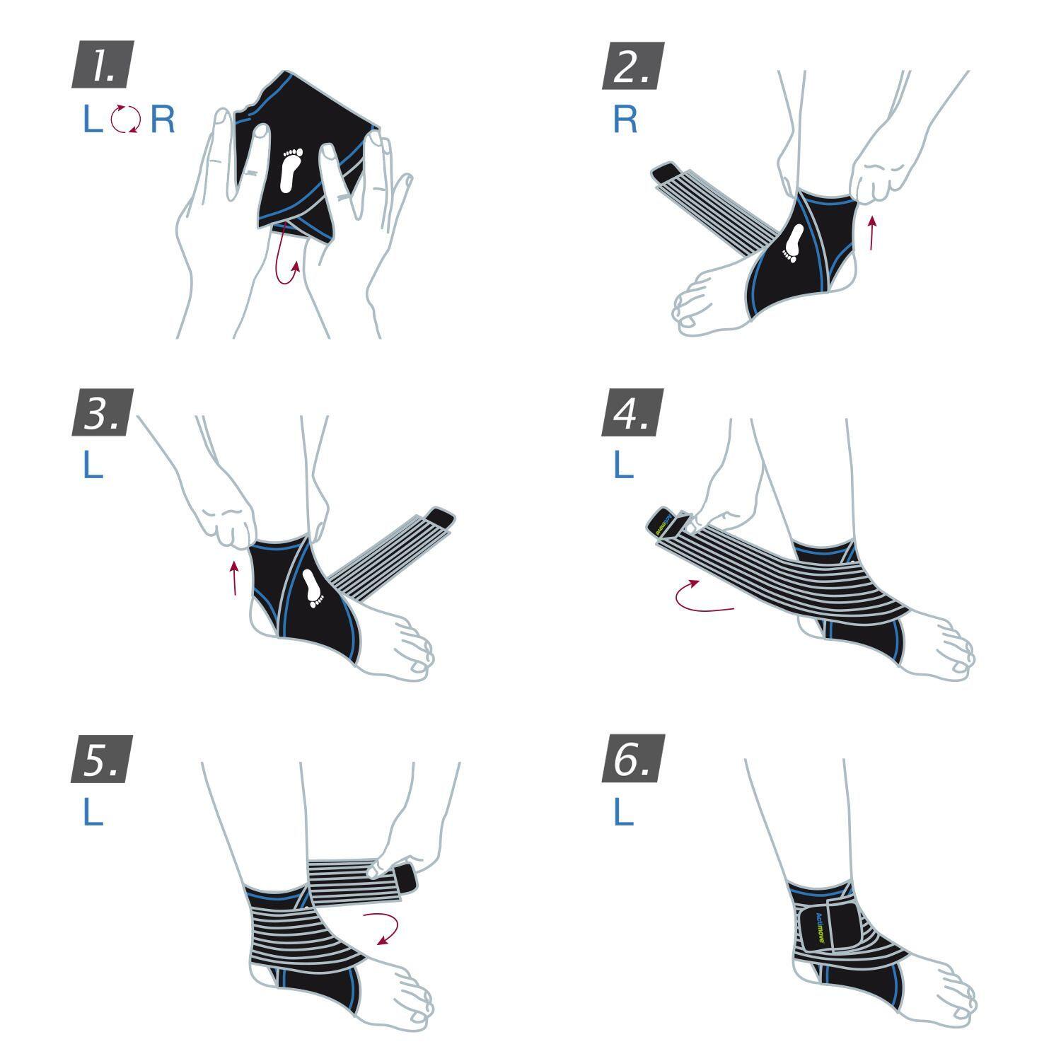 Stabilizator stawu skokowego Actimove Sports Edition z elastycznym pasem 2/4