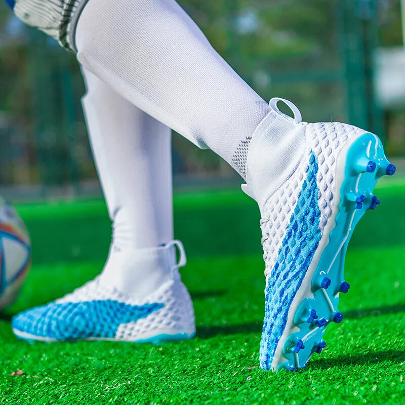 Ghete de fotbal MBrands FG , pentru teren cu iarba, 7.2 , culoare albastru 44