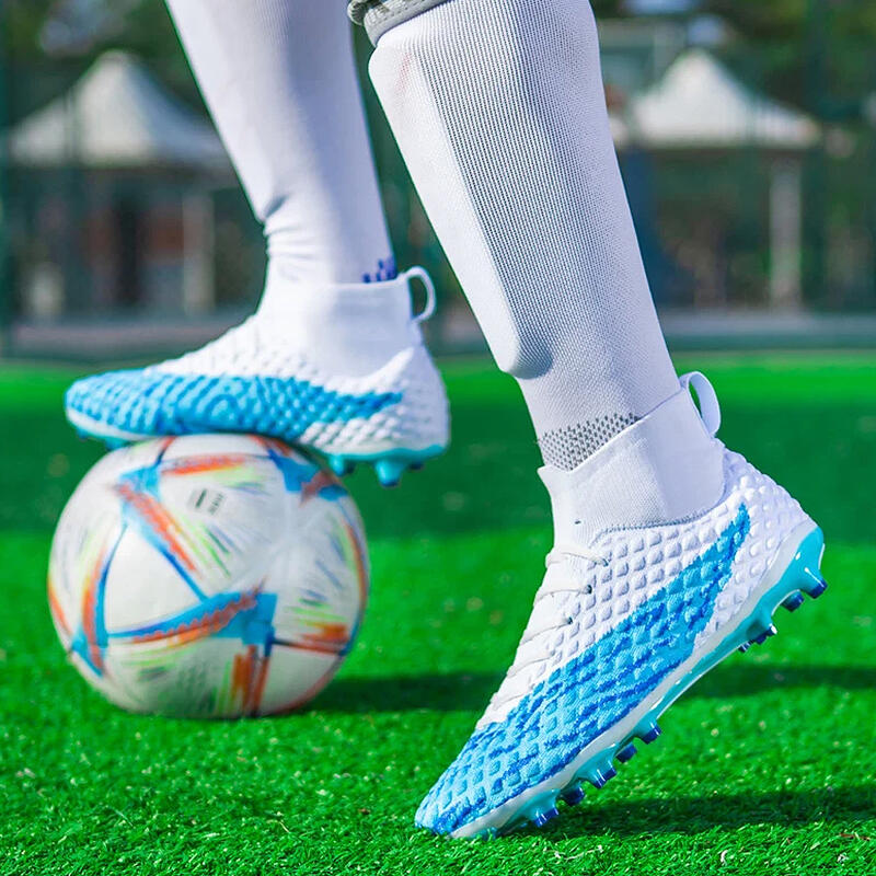 Ghete de fotbal MBrands FG , pentru teren cu iarba, 7.2 , culoare albastru 44