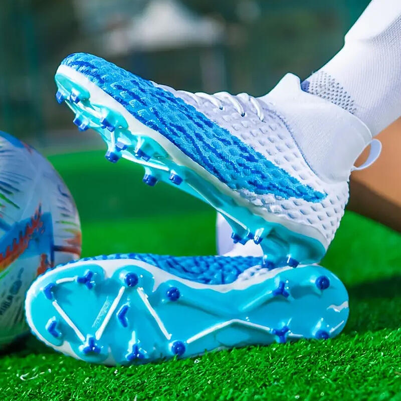Ghete de fotbal MBrands FG , pentru teren cu iarba, 7.2 , culoare albastru 44