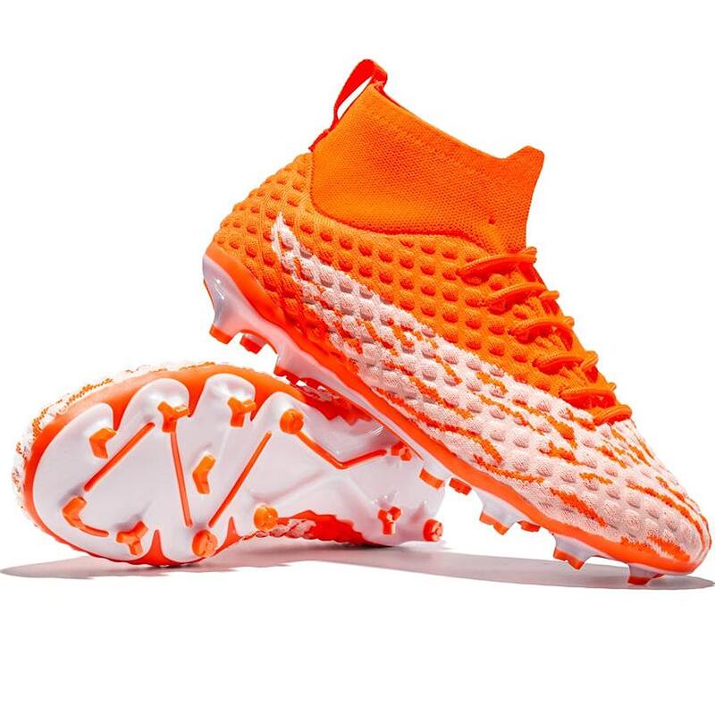 Ghete de fotbal MBrands FG , pentru teren cu iarba, 7.2 , culoare portocaliu 42