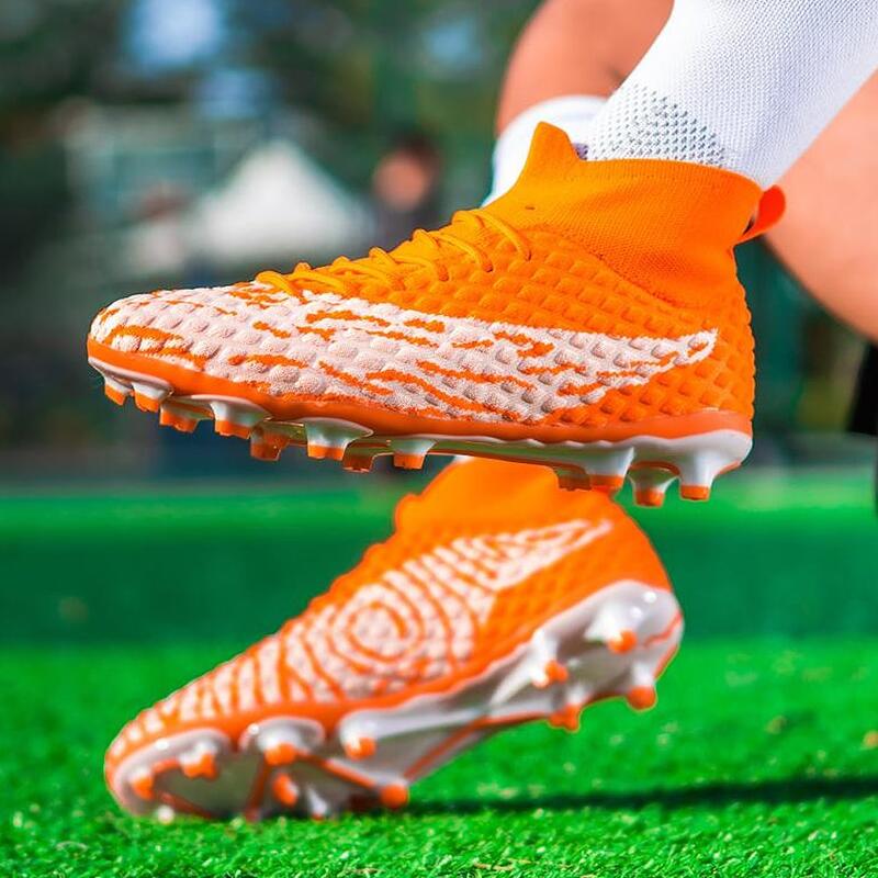 Ghete de fotbal MBrands FG , pentru teren cu iarba, 7.2 , culoare portocaliu 42