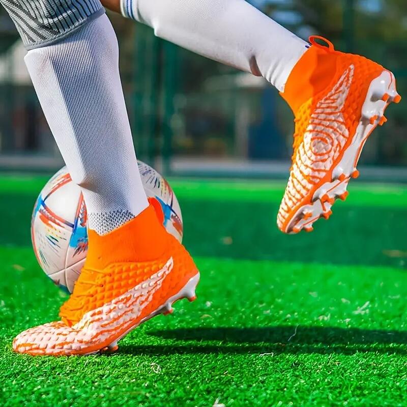 Ghete de fotbal MBrands FG , pentru teren cu iarba, 7.2 , culoare portocaliu 40