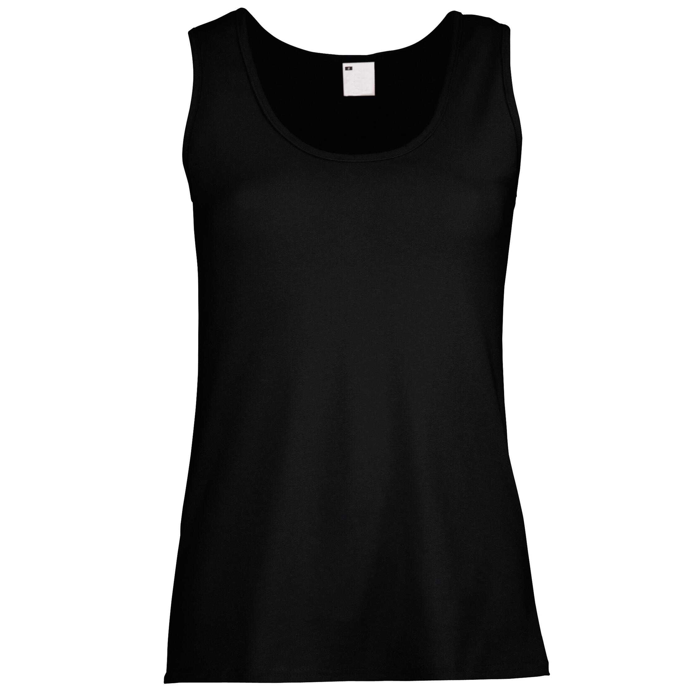 Womens/Ladies Value Fitted Sleeveless Vest