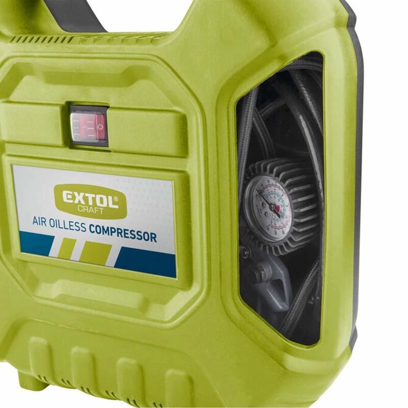 Kompressor Extol 1100 W 8 bar ölfrei 4/7