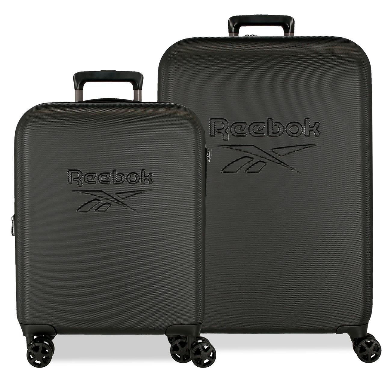 REEBOK Juego de maletas ABS rígidas Unisex Reebok Franklin 110L Negro