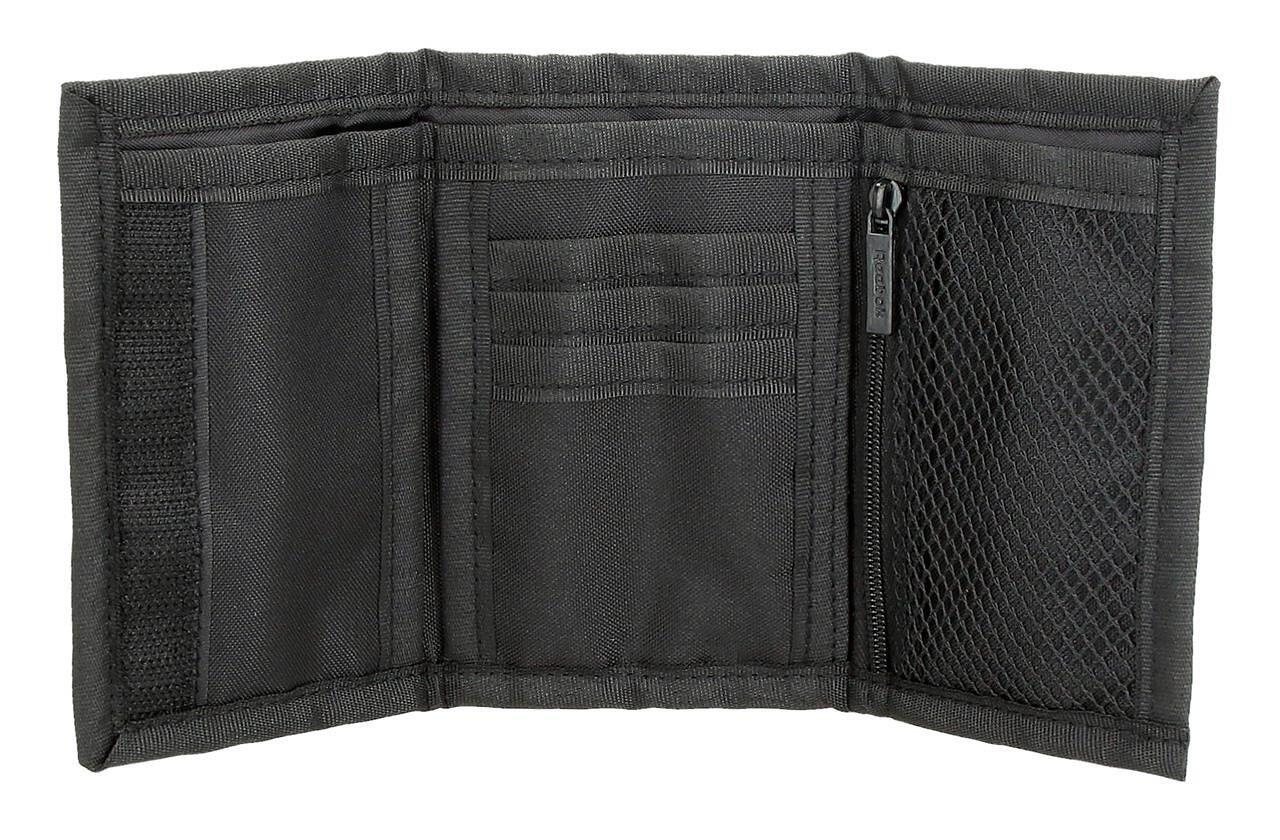 Portafoglio con porta monete unisex Reebok Ashland Nero 3/5