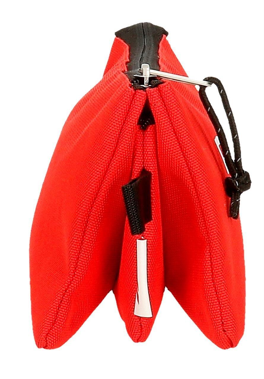 Estojo de três compartimentos Unisex Reebok Boston 12cm Vermelho 4/5