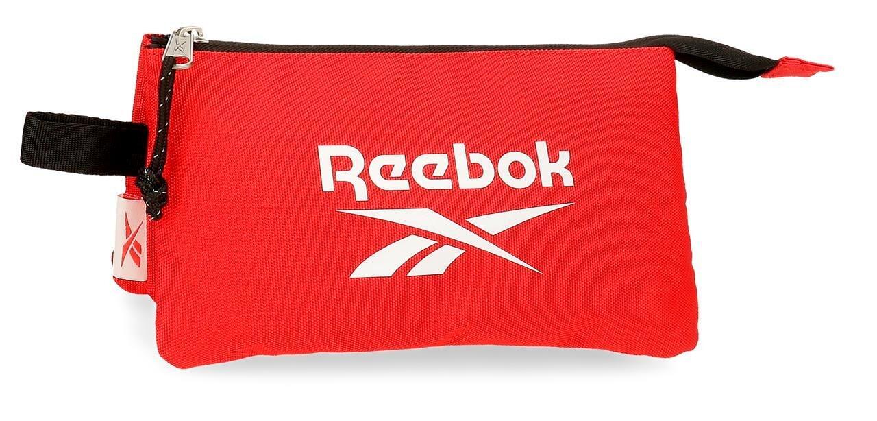 REEBOK Estuche tres compartimentos Unisex Reebok Boston 12cm Rojo