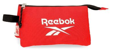 Astuccio tre scomparti unisex Reebok Boston 12cm Rosso