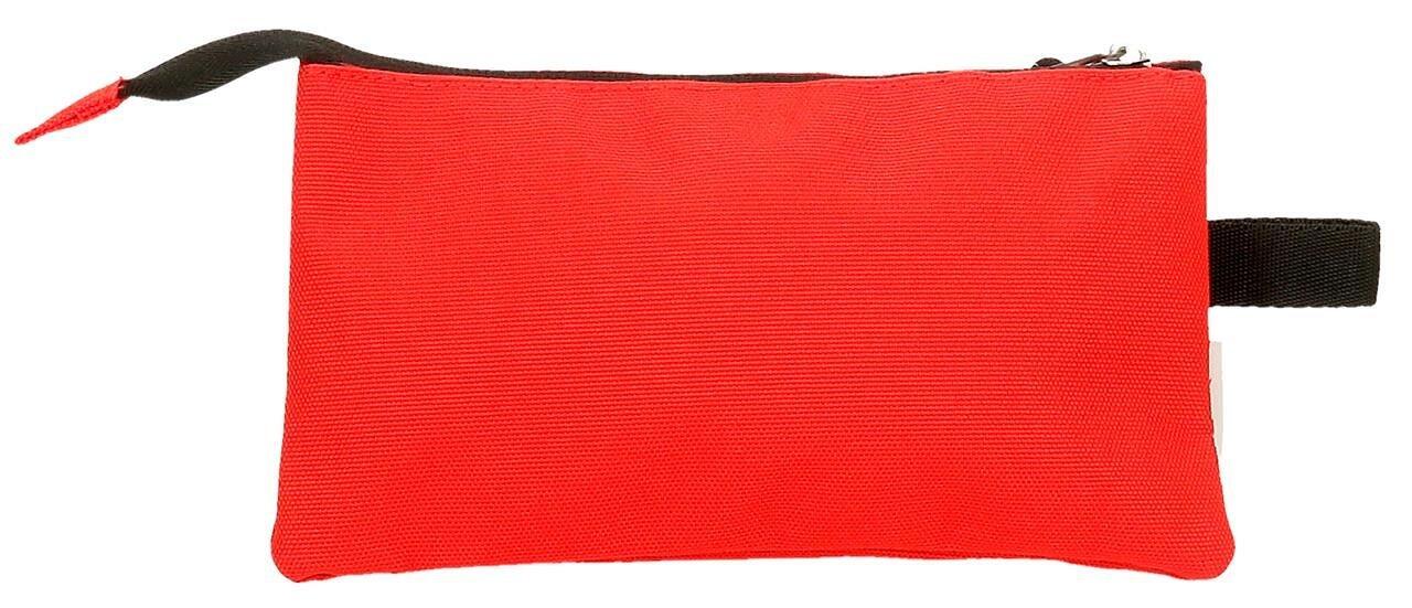 Estojo de três compartimentos Unisex Reebok Boston 12cm Vermelho 2/5