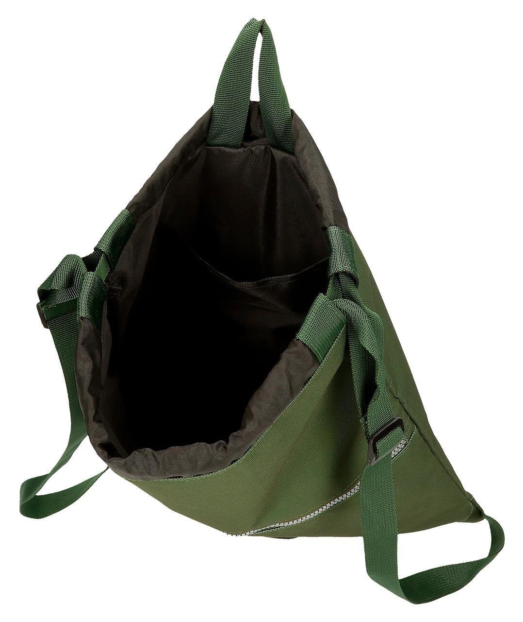 Saco de ginástica Unisex Reebok Arlie 16L Verde cáqui 3/5
