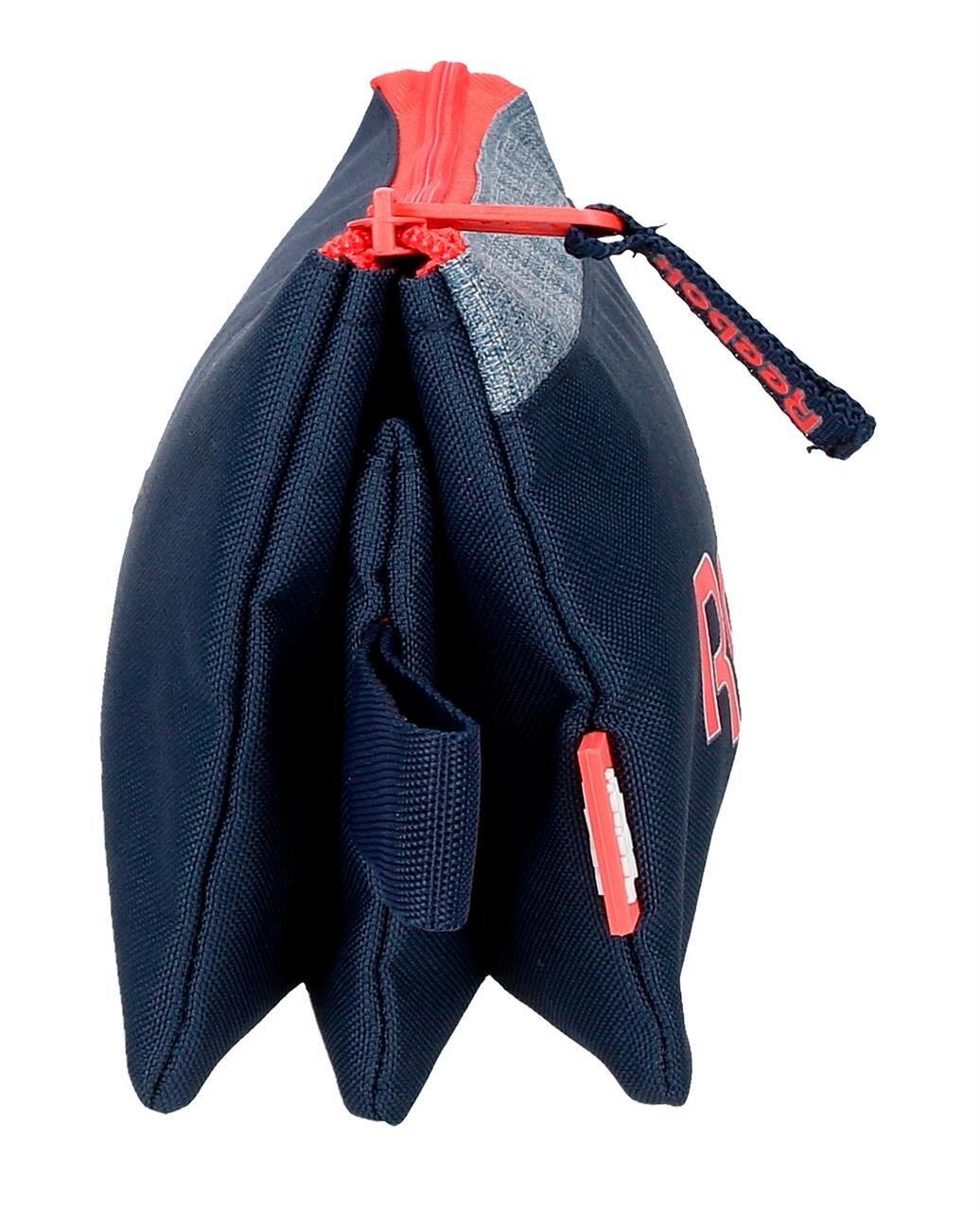 Astuccio tre scomparti ragazza Reebok Lucia 12cm Blu Navy 4/5