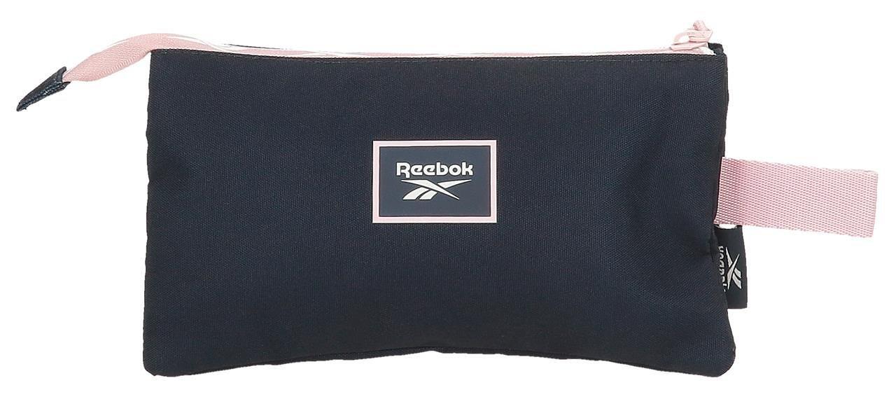Estuche tres compartimentos Reebok Binley 12cm Azul marino 2/5