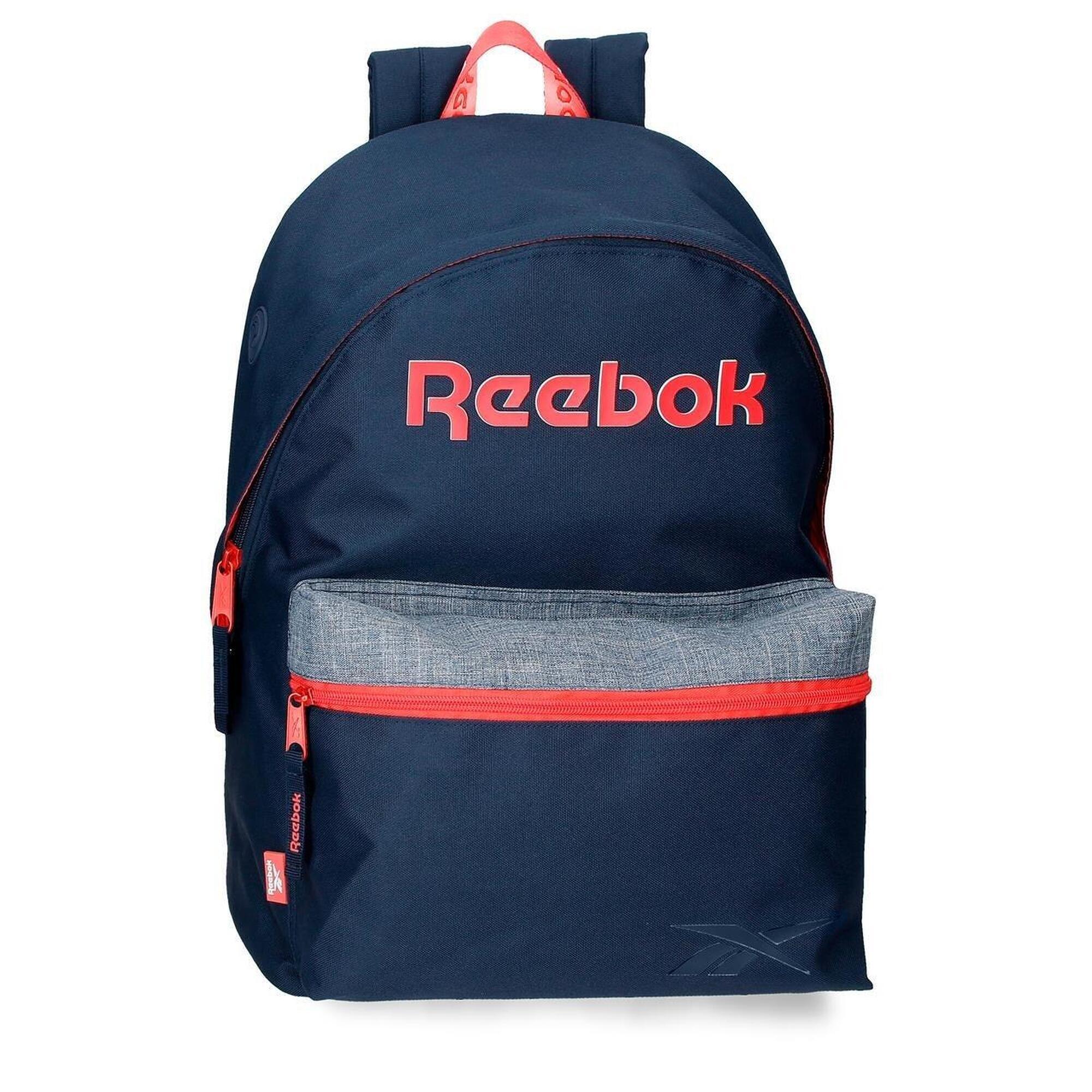 Mochila escolar Menina Reebok Lucia 44cm Azul marinho