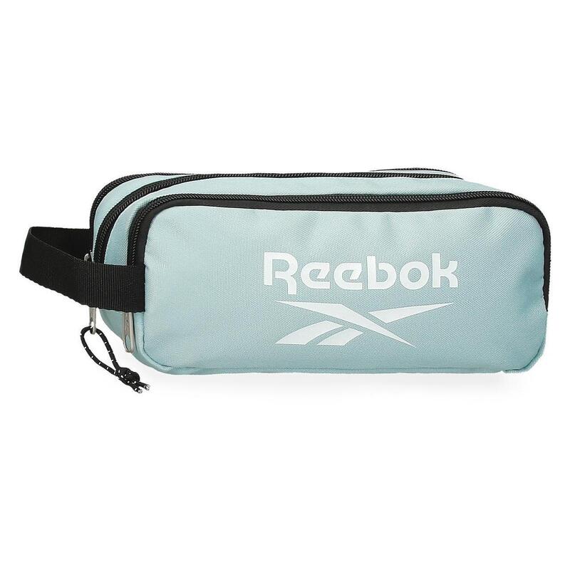 Estuche tres compartimentos Unisex Reebok Boston 10cm Rojo