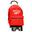 Mochila para laptop com carrinho Unisex Reebok Boston 44cm Vermelho