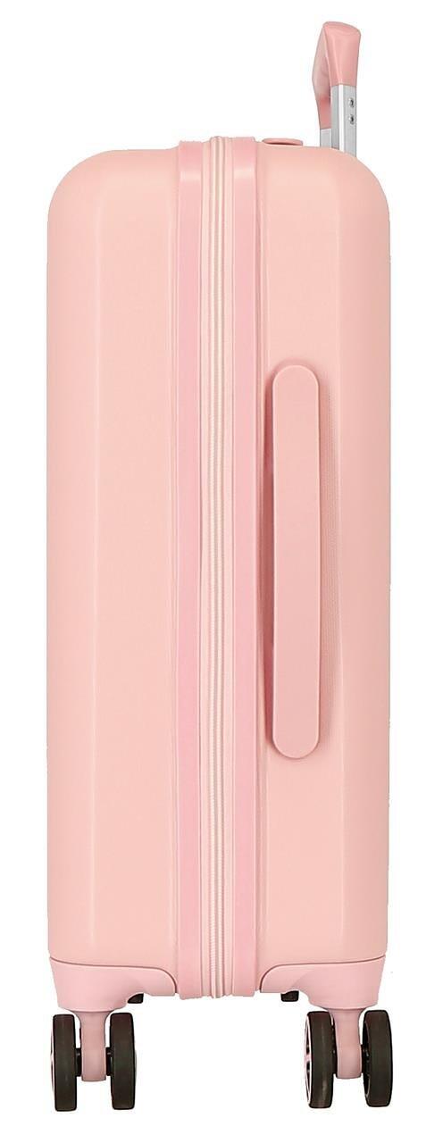 Maleta de cabina ABS rígida Reebok Roxbury 55cm 38L Rosa 3/5