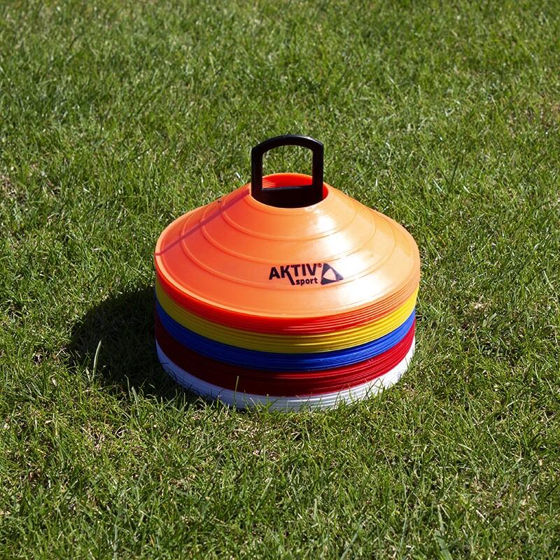 Zestaw pachołków Aktivsport, 5 cm wysokości, 50 sztuk