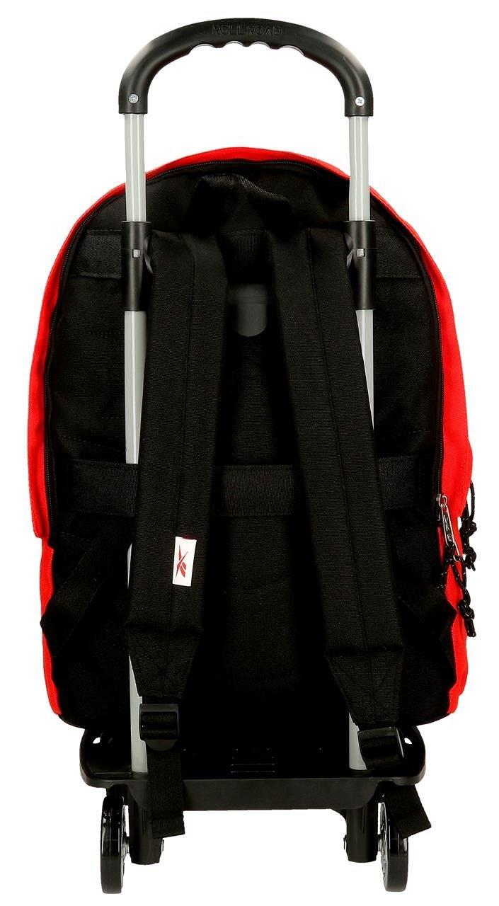 Zaino scolastico porta PC con carrello unisex Reebok Boston 44cm Rosso 2/5