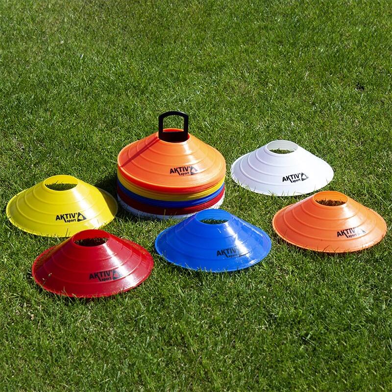 Set di coni Aktivsport, altezza 5 cm, 50 pezzi 3/4