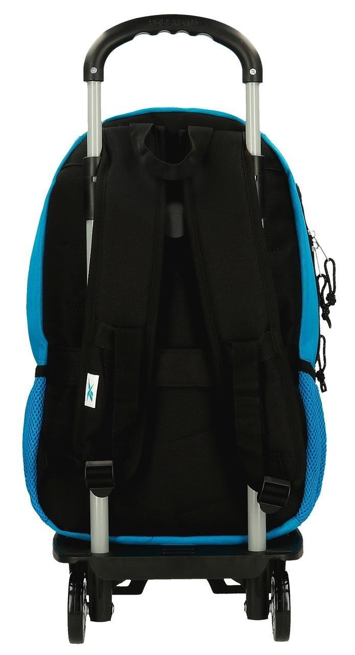 Zaino scolastico a due scomparti con carrello unisex Reebok Boston 44cm Blu 2/5
