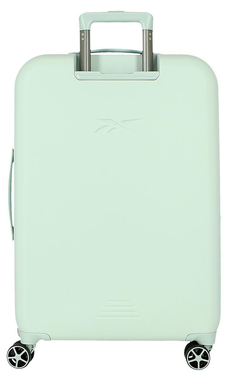 Maleta mediana ABS rígida Unisex Reebok Franklin 70cm 73L Verde 2/5