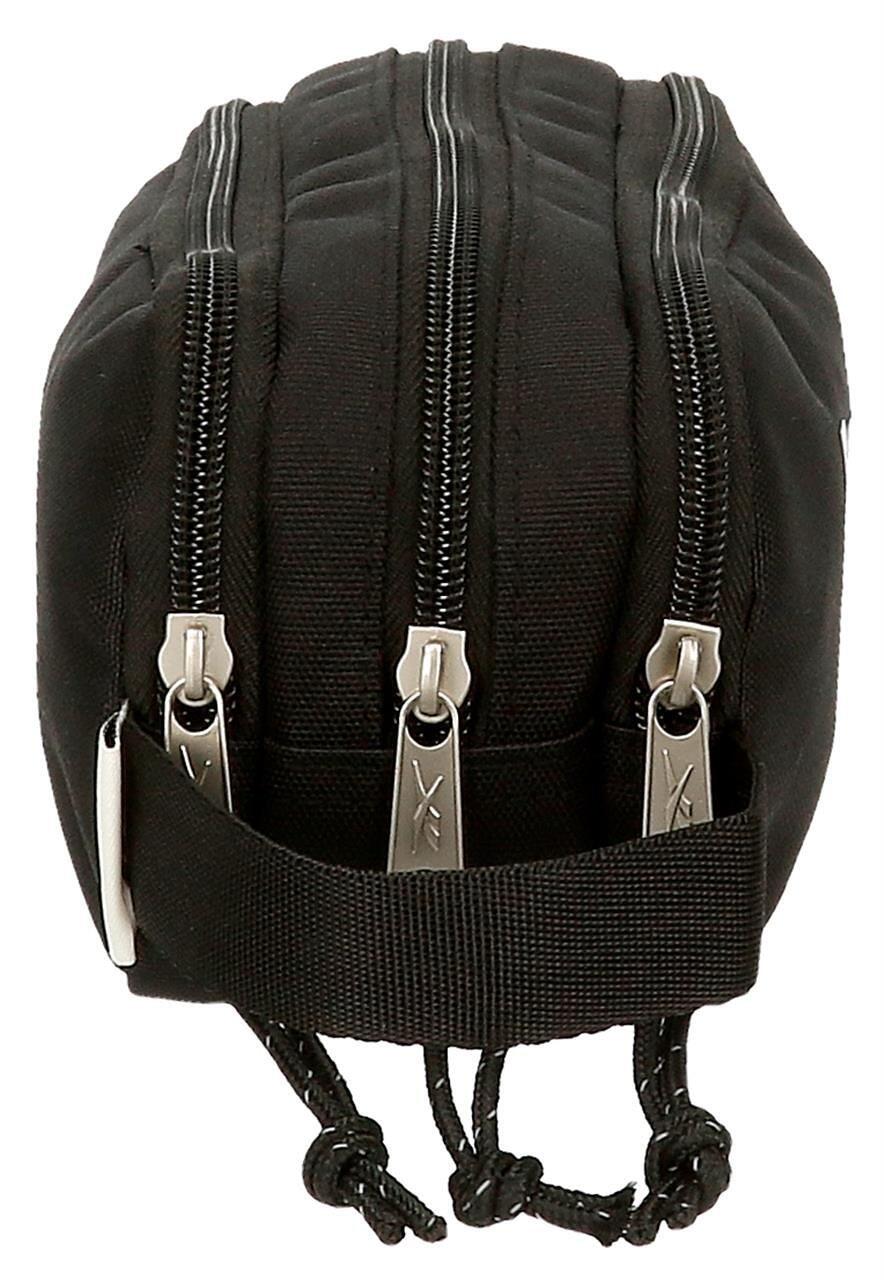 Estojo de três compartimentos Unisex Reebok Boston 10cm Preto 4/5