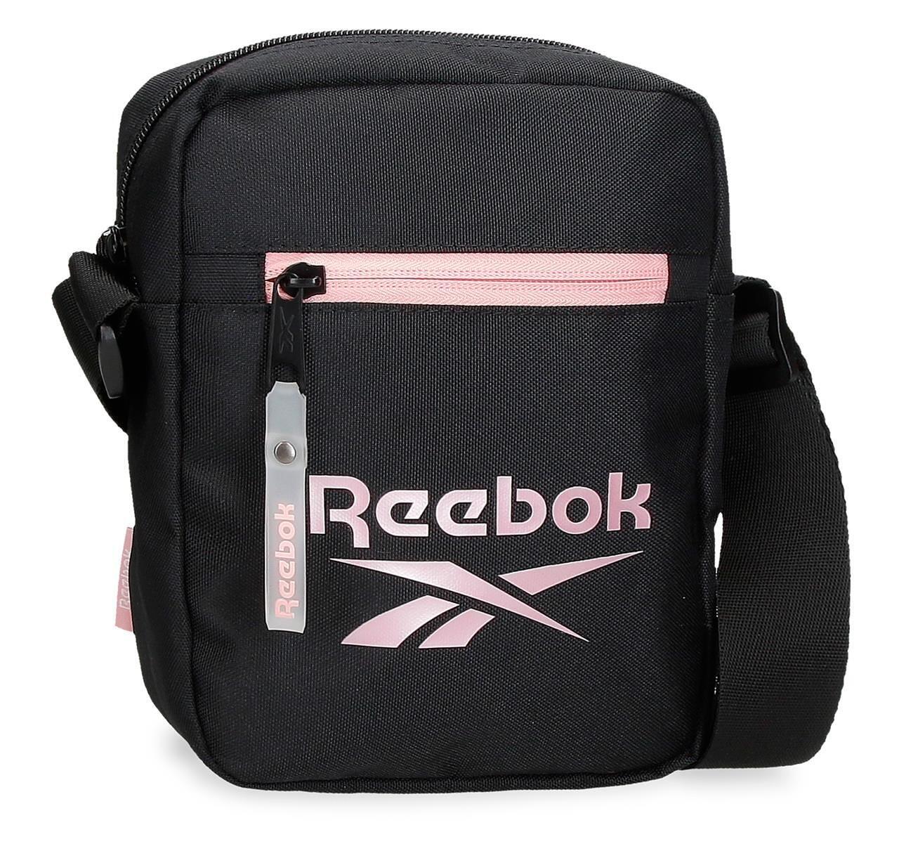 Bandoleira menina reebok beverly 21cm preto