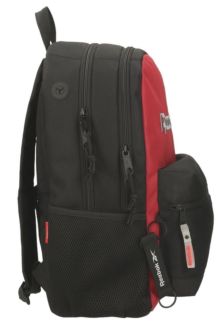 Zaino scolastico due scomparti ragazzo Reebok Portland 44cm Nero 4/5