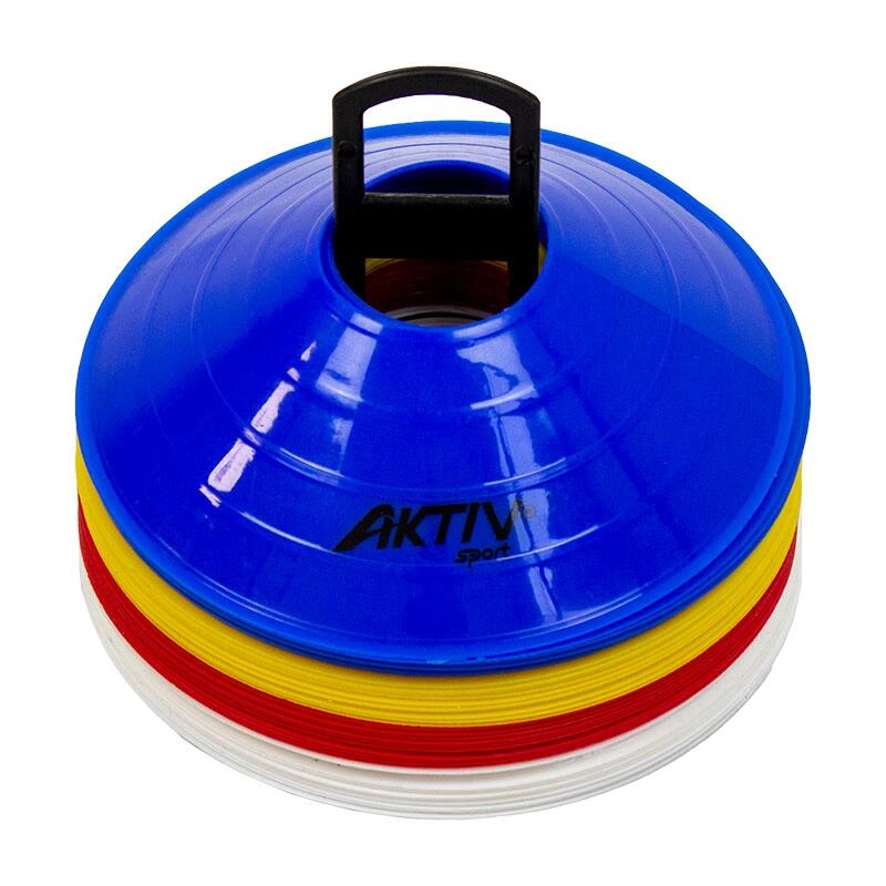 Set di coni Aktivsport, altezza 5 cm, 40 pezzi 2/2