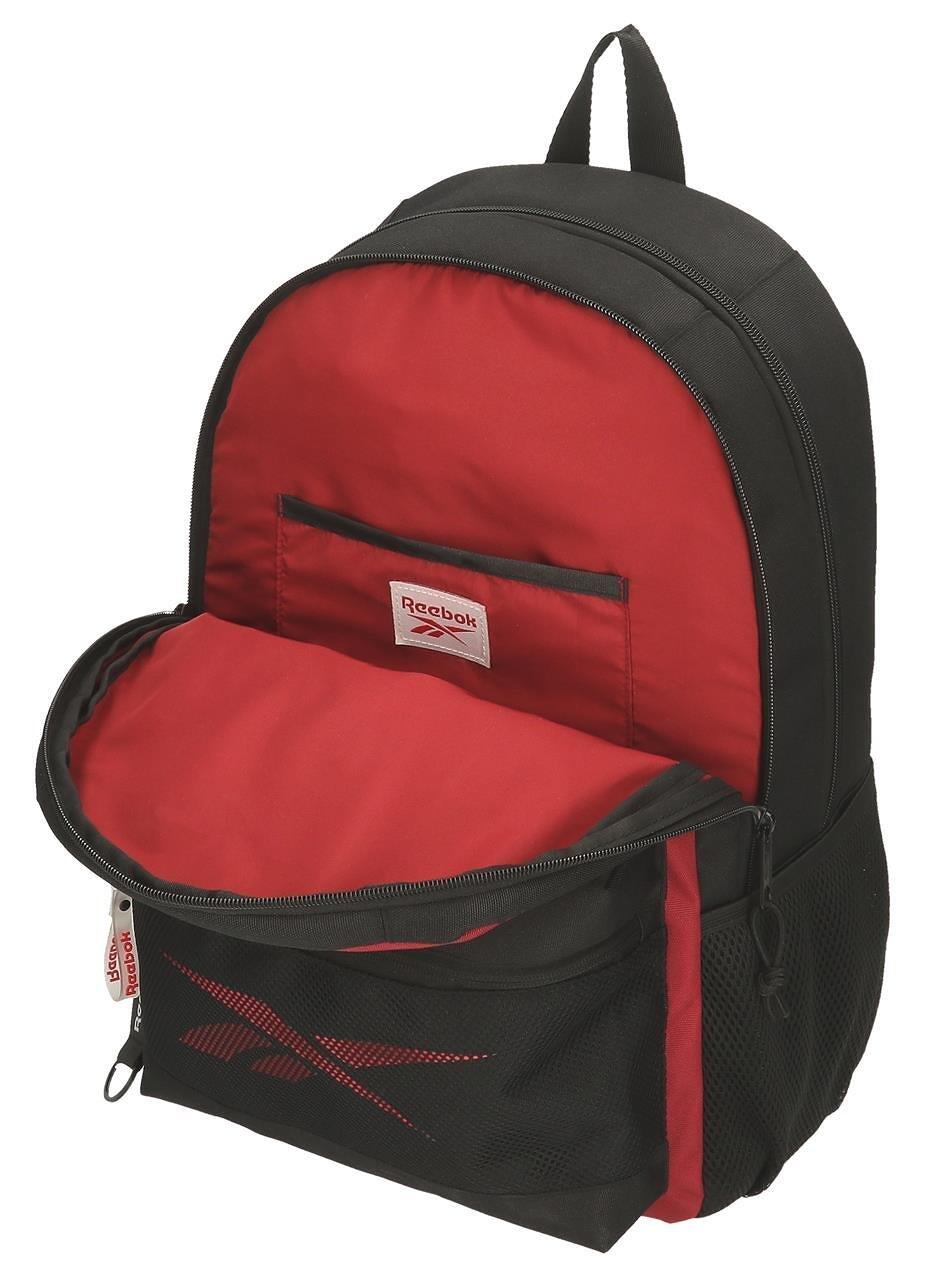 Zaino scolastico due scomparti ragazzo Reebok Portland 44cm Nero 5/5