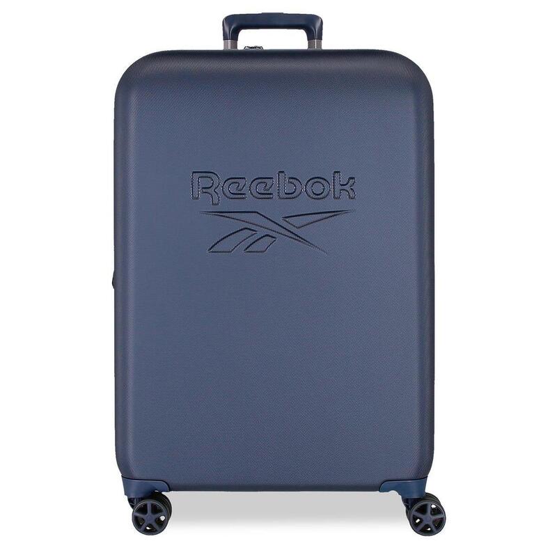 Maleta mediana ABS rígida Unisex Reebok Franklin 70cm 73L Azul marino