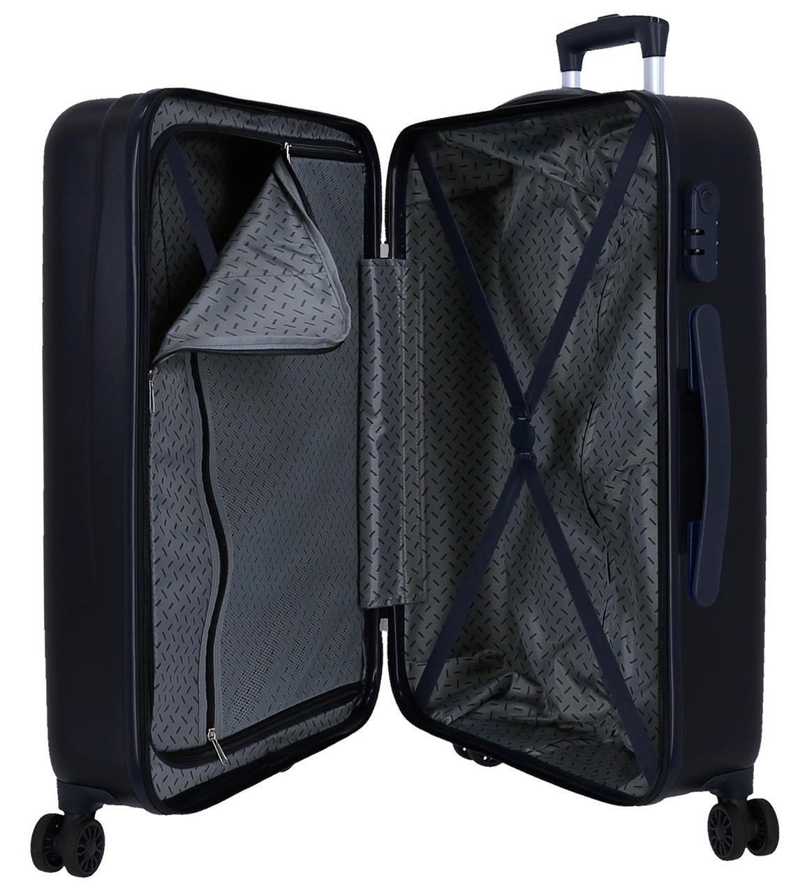 Conjunto de malas ABS rígidas Menino Reebok Summerville 105L Azul marinho 4/5