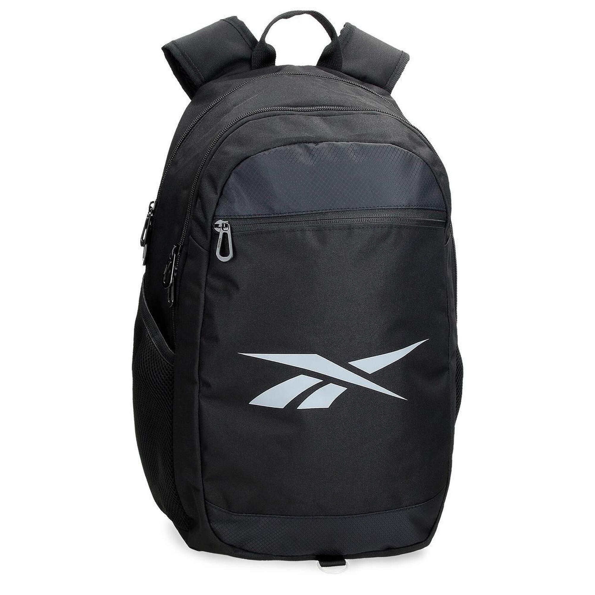 Reebok - Sac À Dos Deux Compartiments Unisexe Reebok Wayland 47cm Noir - Sac À Dos - Noir - 28 L - Decathlon