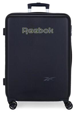 Valigia media rigida ABS Ragazzo Reebok Summerville 65cm 56L Blu marino